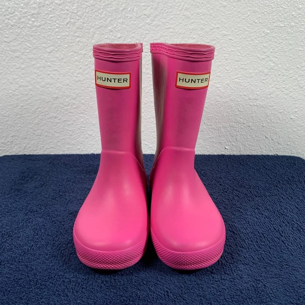 Hunter Boots Toddler Size 7 Pink Waterproof Rain